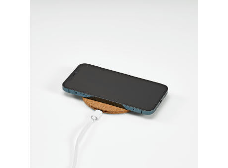 Descartes Wireless Charger aus Kork. 15 W. USB-C-Anschluss
