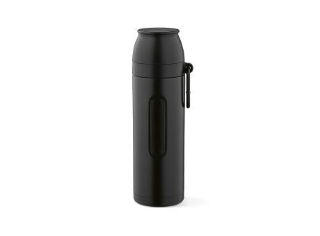 Loire Thermos aus recy.Edelstahl, 810 ml. Mit 2 Bechern und Karabiner