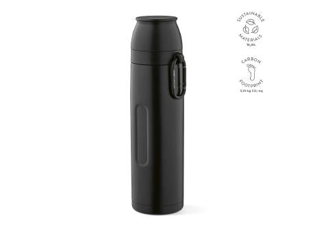 Flinders Thermos recy.Edelstahl, 1080 ml. Mit 2 Bechern und Karabiner