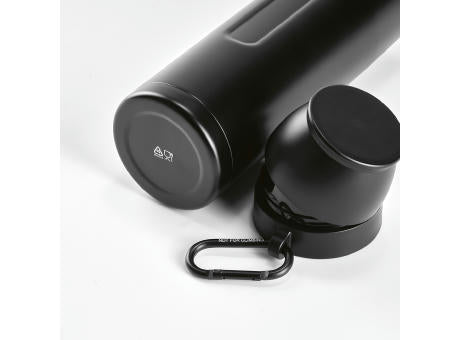 Flinders Thermos recy.Edelstahl, 1080 ml. Mit 2 Bechern und Karabiner