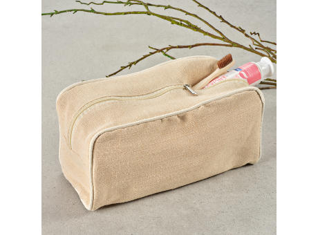 Rio Kulturtasche aus 260gsm Jute mit Reißverschluss