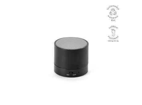 Gauss Lautsprecher aus rABS, 300 mAh. 1,5 Std Spielzeit. 3 W Leistung