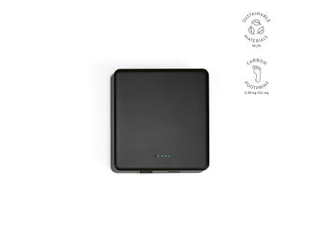 Mendel Powerbank aus rABS mit 5000 mAh. Magnetisches Laden