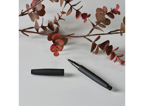Dreiser Kugelschreiber recy. Edelstahl. Schwarze Dokumental®-Tinte