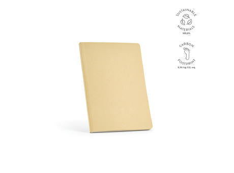 Cervantes A5 Notizbuch aus Bambusfasern. 196 Seiten aus 70gsm recy.Papier