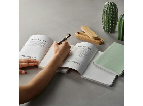 Andersen A5 Notizbuch. Einband aus Zuckerrohr. 196 Seiten 80gsm recy.Papier