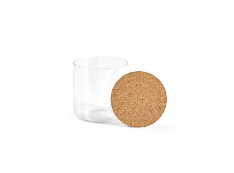 Magritte 500 Behälter aus Borosilikatglas, 580 ml. Mit Korkdeckel