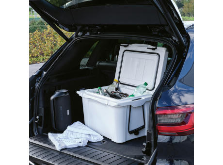 San Francisco 35L Kühlbox, rPET mit individualisierbarer Metallplatte