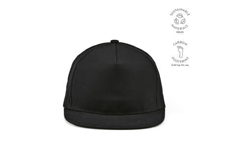 Cornell Kappe recy. Baumwolle 280 g/m². Druckknopfverschluss