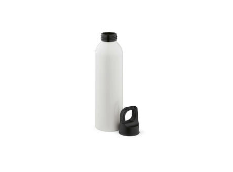 Mackenzie Trinkflasche rAluminium, 690 ml. Auslaufsicher. Mit Karabinerdeckel