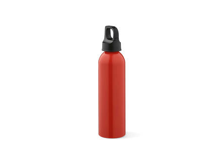 Mackenzie Trinkflasche rAluminium, 690 ml. Auslaufsicher. Mit Karabinerdeckel