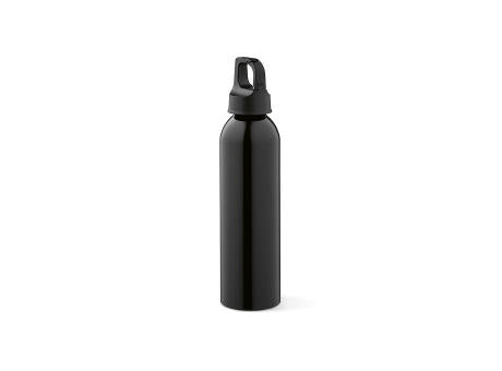 Mackenzie Trinkflasche rAluminium, 690 ml. Auslaufsicher. Mit Karabinerdeckel