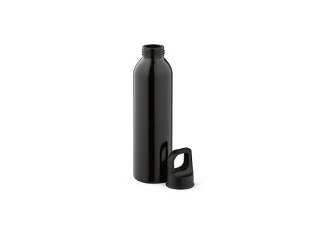 Mackenzie Trinkflasche rAluminium, 690 ml. Auslaufsicher. Mit Karabinerdeckel