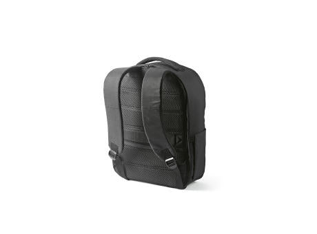 Budapest 16L Rucksack aus rPET. Vordertasche. Laptops bis 17"