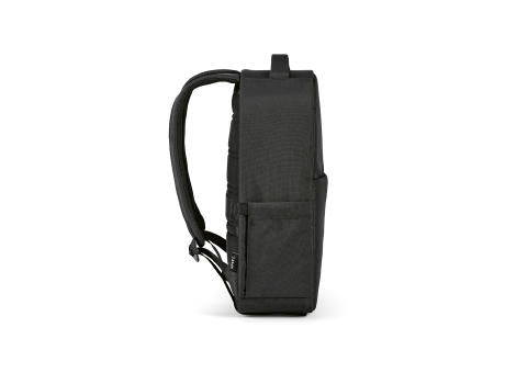 Budapest 16L Rucksack aus rPET. Vordertasche. Laptops bis 17"