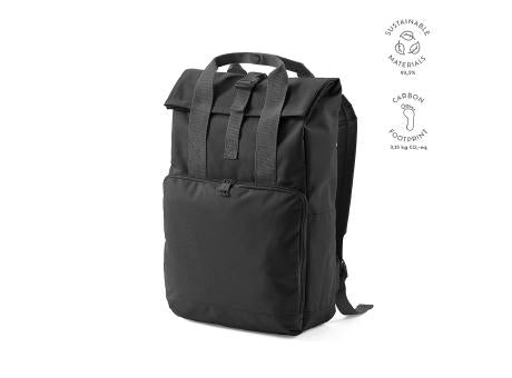 Warsaw 20L Rucksack aus rPET.Roll-Top- und Schnallenverschluss