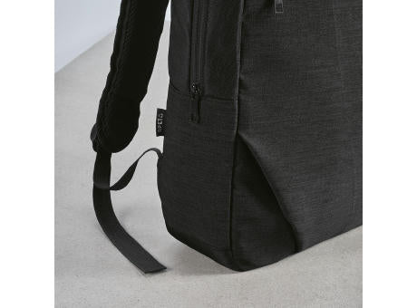 Vilnius 18L Rucksack aus rPET. Fronttasche. Laptops bis 17"