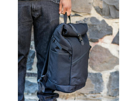 Coloma 28L Rucksack rPET. Oberer Rollverschluss. Laptops bis 17"