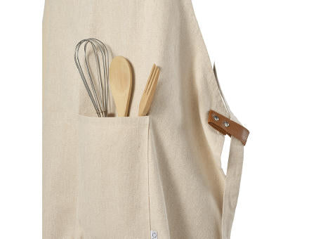 Kandinsky Schürze aus recy.Baumwolle 280 g/m² mit rPU-Details