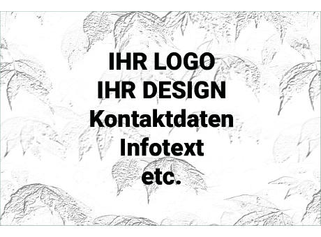 Einzelverpackung inkl. Papiereinleger mit individuellem Druck auf Seite A