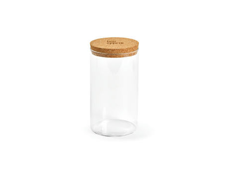 Magritte 1000 Behälter aus Borosilikatglas, 1015 ml. Mit Korkdeckel