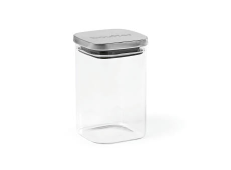 Delacroix 1200 Behälter aus Borosilikatglas, 1270ml. Deckel aus recy.Edelstahl
