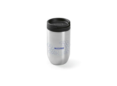 Okavango Reisbecher recy.Edelstahl, 430ml. Dopplewandig und Auslaufsicher