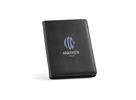 Orwell A4-Mappe aus rPU. Notizblock mit 64-seitigem FSC® und Reißverschluss