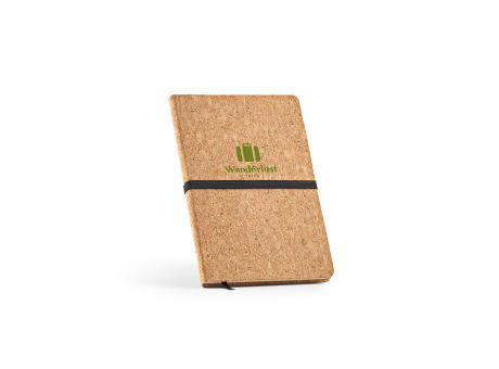 Goethe A5 Notizbuch mit Korkeinband. 196 Seiten aus 70 gsm recy. FSC® Papier