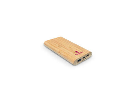 Pythagoras Powerbank aus Bambus mit 10000 mAh. 15 W