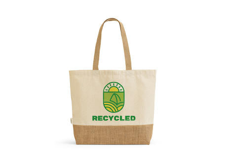 Mauna Kea Einkaufstasche recy.Baumwolle (220 g/m²) und Jute (275 g/m²)