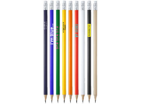 SABA Bleistift mit Radierer und geschliffener Spitze Peekay