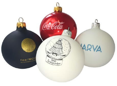Weihnachtskugeln 8 cm , Christbaumkugeln