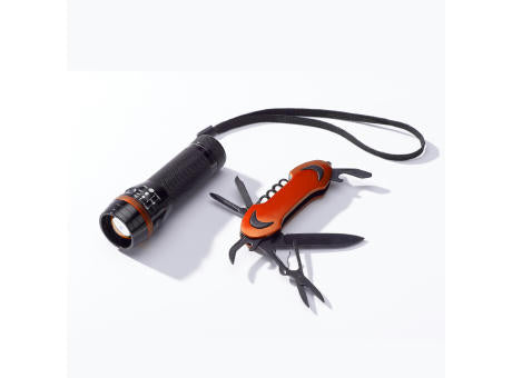 Set Colorado I: LED-Taschenlampe und Taschenmesser