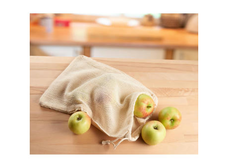 Obst- und Gemüsebeutel Cotton "ECOCARE", Materialmix