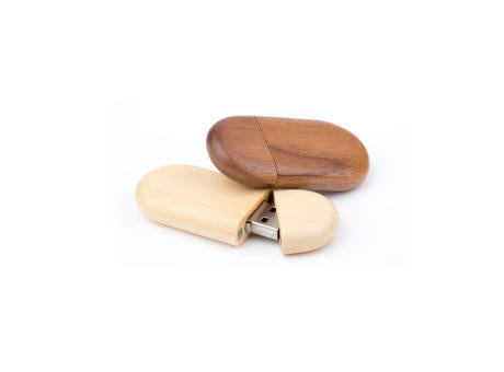 USB Stick Holz Oval