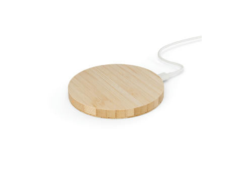 Wireless Charger Bamboo round