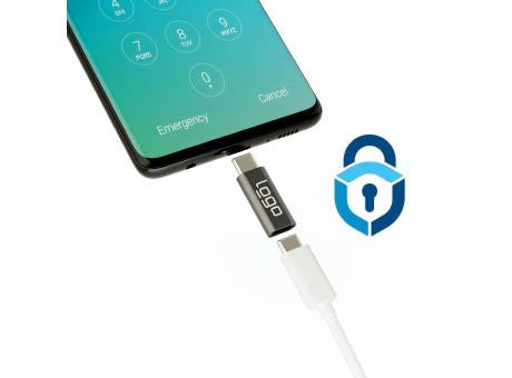 USB Data Blocker Lade-Virenschutz (Typ C) (inkl. Trägerkarte)