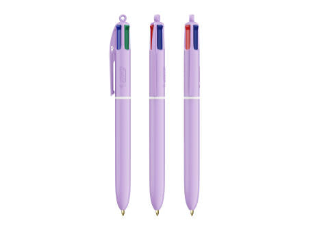 BIC® 4 Colours® Pastel + Lanyard