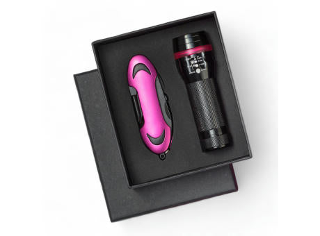 Set Colorado I: LED-Taschenlampe und Taschenmesser