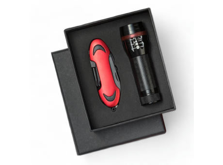 Set Colorado I: LED-Taschenlampe und Taschenmesser