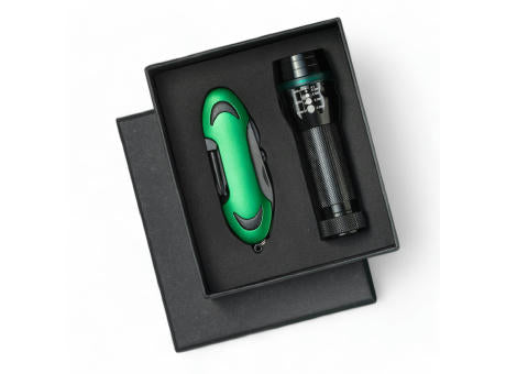 Set Colorado I: LED-Taschenlampe und Taschenmesser