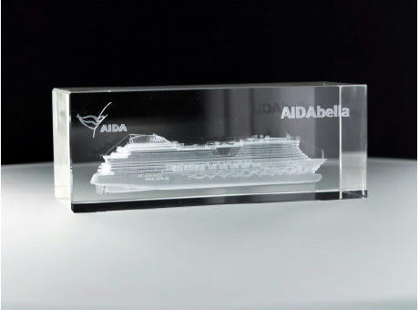 Glasquader, 200x60x60mm