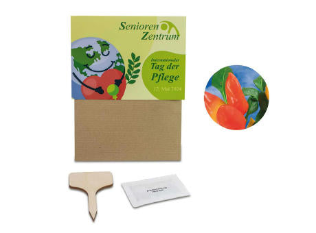 Pflanz-Set - 2er-Set - Basilikum / Gartenkresse