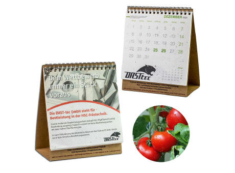 Samenpapier-Tischkalender - Minze