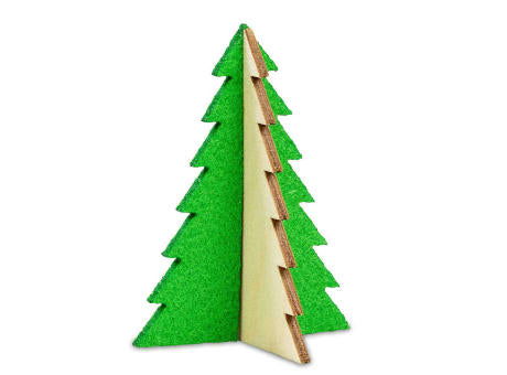 Steckfiguren-Karte Filz - Standardmotiv - Baum
