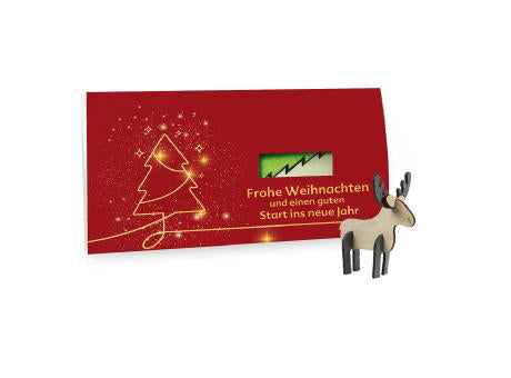 Steckfiguren-Karte Filz - Standardmotiv - Baum