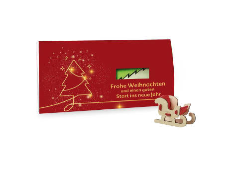 Steckfiguren-Karte Filz - Standardmotiv - Baum