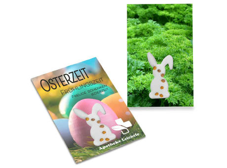 Samen-Karte-Mini Ostern - Basilikum