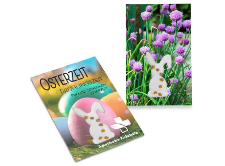 Samen-Karte-Mini Ostern - Basilikum